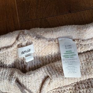 Aerie Women's Cream Sweater and Lounge Pants Matching Set